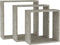 vidaXL - Wandschappen - kubus - 3 - st - betongrijs