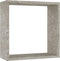 vidaXL - Wandschappen - kubus - 3 - st - betongrijs