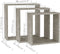 vidaXL - Wandschappen - kubus - 3 - st - betongrijs