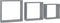 vidaXL - Wandschappen - kubus - 3 - st - MDF - grijs