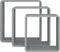 vidaXL - Wandschappen - kubus - 3 - st - MDF - grijs