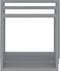 vidaXL - Wandschappen - kubus - 3 - st - MDF - grijs