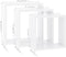 vidaXL - Wandschappen - kubus - 3 - st - MDF - wit