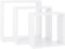 vidaXL - Wandschappen - kubus - 3 - st - MDF - wit