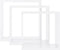 vidaXL - Wandschappen - kubus - 3 - st - MDF - wit