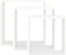 vidaXL - Wandschappen - kubus - 3 - st - MDF - wit