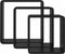 vidaXL - Wandschappen - kubus - 3 - st - MDF - zwart