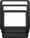 vidaXL - Wandschappen - kubus - 3 - st - MDF - zwart