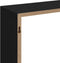 vidaXL - Wandschappen - kubus - 3 - st - MDF - zwart