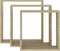 vidaXL - Wandschappen - kubus - 3 - st - sonoma - eikenkleurig