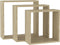 vidaXL - Wandschappen - kubus - 3 - st - sonoma - eikenkleurig