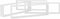vidaXL - Wandschappen - kubus - 4 - st - 100x15x30 - cm - bewerkt - hout - wit