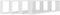 vidaXL - Wandschappen - kubus - 4 - st - 100x15x30 - cm - bewerkt - hout - wit