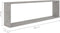 vidaXL - Wandschappen - kubus - 4 - st - 100x15x30 - cm - spaanplaat - betongrijs
