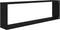vidaXL - Wandschappen - kubus - 4 - st - 100x15x30 - cm - spaanplaat - zwart