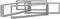 vidaXL - Wandschappen - kubus - 4 - st - 100x15x30 - cm - spaanplaat - betongrijs