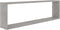 vidaXL - Wandschappen - kubus - 4 - st - 100x15x30 - cm - spaanplaat - betongrijs