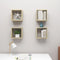 vidaXL - Wandschappen - kubus - 4 - st - 30x15x30 - cm - sonoma - eikenkleurig