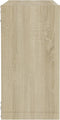 vidaXL - Wandschappen - kubus - 4 - st - 30x15x30 - cm - sonoma - eikenkleurig