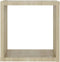 vidaXL - Wandschappen - kubus - 4 - st - 30x15x30 - cm - sonoma - eikenkleurig
