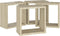 vidaXL - Wandschappen - kubus - 4 - st - 30x15x30 - cm - sonoma - eikenkleurig