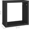 vidaXL - Wandschappen - kubus - 4 - st - 30x15x30 - cm - zwart