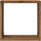 vidaXL - Wandschappen - kubus - 4 - st - 30x15x30cm - bewerkt - hout - oud - houtkleurig