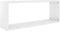 vidaXL - Wandschappen - kubus - 4 - st - 60x15x23 - cm - bewerkt - hout - hoogglans - wit