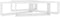 vidaXL - Wandschappen - kubus - 4 - st - 60x15x23 - cm - bewerkt - hout - hoogglans - wit