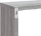 vidaXL - Wandschappen - kubus - 4 - st - 80x15x26,5 - cm - bewerkt - hout - grijs - sonoma