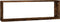 vidaXL - Wandschappen - kubus - 4 - st - 80x15x26,5 - cm - hout - gerookt - eikenkleurig