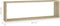 vidaXL - Wandschappen - kubus - 4 - st - 80x15x26,5 - cm - spaanplaat - sonoma - eiken