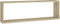 vidaXL - Wandschappen - kubus - 4 - st - 80x15x26,5 - cm - spaanplaat - sonoma - eiken