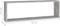 vidaXL - Wandschappen - kubus - 4 - st - 80x15x26,5 - cm - spaanplaat - betongrijs