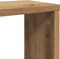 vidaXL - Wandschappen - kubus - 4st - 30x15x30cm - bewerkt - hout - artisanaal - eiken