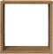 vidaXL - Wandschappen - kubus - 4st - 30x15x30cm - bewerkt - hout - artisanaal - eiken