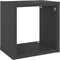 vidaXL - Wandschappen - kubus - 6 - st - 22x15x22 - cm - grijs