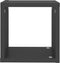 vidaXL - Wandschappen - kubus - 6 - st - 22x15x22 - cm - grijs