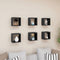 vidaXL - Wandschappen - kubus - 6 - st - 22x15x22 - cm - hoogglans - grijs