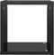 vidaXL - Wandschappen - kubus - 6 - st - 26x15x26 - cm - hoogglans - zwart