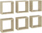 vidaXL - Wandschappen - kubus - 6 - st - 30x15x30 - cm - sonoma - eikenkleurig