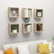 vidaXL - Wandschappen - kubus - 6 - st - 30x15x30 - cm - sonoma - eikenkleurig