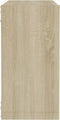 vidaXL - Wandschappen - kubus - 6 - st - 30x15x30 - cm - sonoma - eikenkleurig