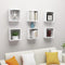 vidaXL - Wandschappen - kubus - 6 - st - 30x15x30 - cm - wit