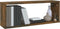 vidaXL - Wandschappen - kubus - 6 - st - 60x15x23 - cm - bewerkt - hout - gerookt - eiken