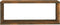 vidaXL - Wandschappen - kubus - 6 - st - 60x15x23 - cm - bewerkt - hout - gerookt - eiken