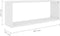 vidaXL - Wandschappen - kubus - 6 - st - 60x15x23 - cm - spaanplaat - wit