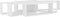 vidaXL - Wandschappen - kubus - 6 - st - 60x15x23 - cm - spaanplaat - wit