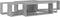 vidaXL - Wandschappen - kubus - 6 - st - 60x15x23 - cm - spaanplaat - betongrijs