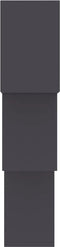 vidaXL - Wandschappen - kubus - 68x15x68 - cm - bewerkt - hout - grijs
